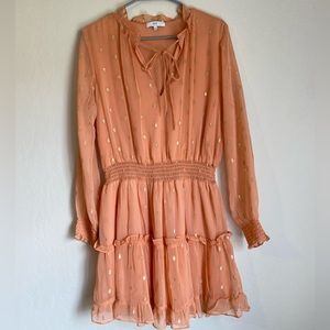 NSR peach dress